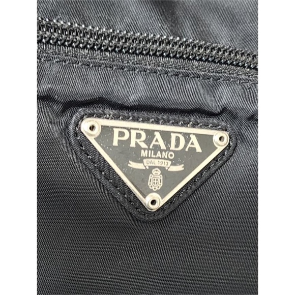 Authentic Prada Tessuto Messenger/Crossbody Bag Black - Picture 7 of 13
